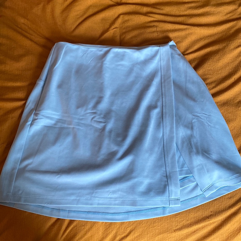 Sky blue Girlfriend collective skirt